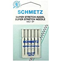 Schmetz - Agujas para máquina de coser + enhebrador de agujas- 3 Packets For The Price Of 2- HAX1SP 90-14